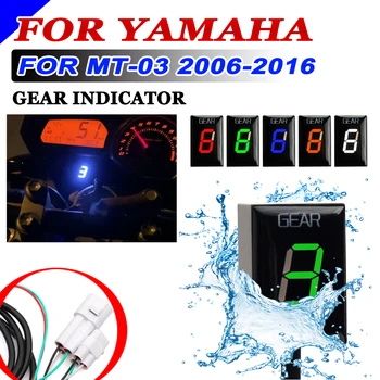 עבור ימאהה Mt-03 Mt03 2006 2007 - 2014 2015 2016 הר 03 אופנוע אביזרים מיוחדים תצוגת LED מחוון 1-6 ציוד מהירות מד