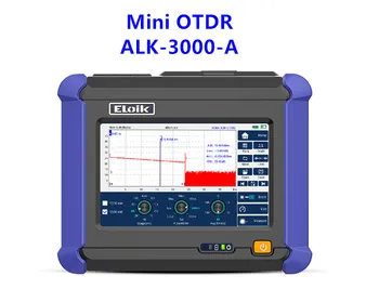 12. 1 Pro mini OTDR AIK-3000-A Reflectometer על 1310/1550 ננומטר 24/22dB הבוחן עם OPM שמחלקת חקירת תקריות ירי. VFL RJ45 אירוע המפה מסך מגע