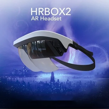AR אוזניות חכם AR משקפי וידאו 3D Augmented Reality מציאות מדומה אוזניות משקפיים עבור IPhone & אנדרואיד 3D וידאו ומשחקים משלוח חינם