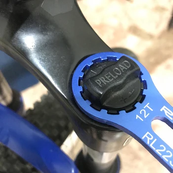 אופניים ברגים כלי לפרק אופני הרים מזלג קדמי תיקון כלי פלסטיק שחור דו צדדי ברגים מזלג קדמי חלקי תיקון