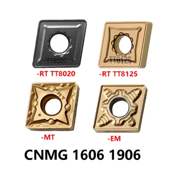 CNMG CNMG160608 CNMG160612 CNMG160616 CNMG190612 CNMG190616 -RT-EM-הר TT8125 TT5100 TT9225 קרביד מוסיף מפנה CNC כלים