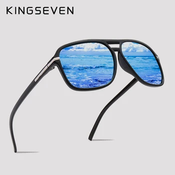 KINGSEVEN HD מקוטב אלומיניום משקפי שמש חמה של גברים מותג חדשים משקפי שמש גדולה בגודל Oculos נשים גוגל Gafas דה סול