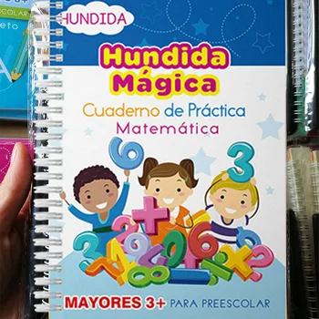 ספרדית קסם ספרי לימוד אותיות להיכנס לאתר חוברת עבודה לילדים לשימוש חוזר מחברות לילדים ספרדית מונטסורי כתיבה