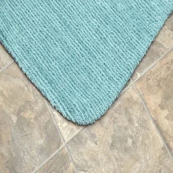 צבע רך ומפנק שטיחי הרצפה שטיח מפואר 2 חתיכת ניילון קצף ים צבע רחיץ האמבטיה שטיח להגדיר רך מחצלות רכב