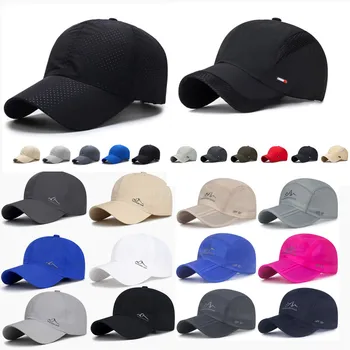 חיצונית, האיש והאישה בקיץ ייבוש מהיר רשת כובע מצחייה כובע ריצה לנשימה גולף כובע קיץ חיצוני לנשימה לשיא כובע קוריאנית
