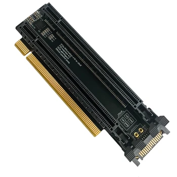 PCI-E 4.0 X16 1 2 הרחבת כרטיס Gen4 פיצול כרטיס Pcie-מסעף X16 כדי X8X8 עם 20 מ 