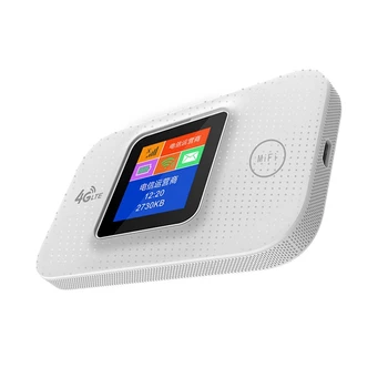 כרטיס ה Sim-נתב צבע תצוגת LCD-Lte, Wifi מודם רשת אלחוטית כיס נקודה חמה סוללה מובנית