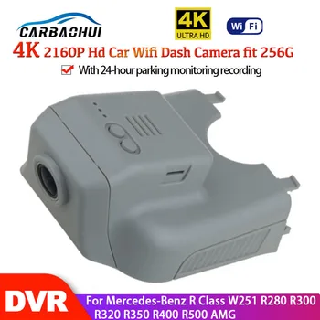 4K המכונית Wifi DVR Dash Cam מקליט וידאו דיגיטלי בקרת יישום HD עבור מרצדס-בנץ R שיעור W251 R280 R300 R320 R350 R400 R500 AMG