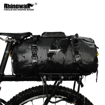 Rhinowalk 20L עמיד למים Pannier תיק רב תכליתי אופניים שקית קיבולת גבוהה אופניים תיק תיק כתף אופניים אביזר