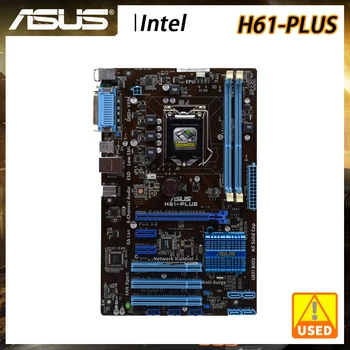 1155 לוח אם ASUS H61. בנוסף לוח אם DDR3 תמיכה Intel Xeon E3-1230 v2 Core i7-2600K המעבדים Intel H61 16GB PCI-E 3.0 USB2.0