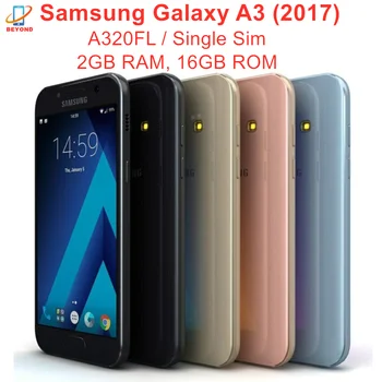 Samsung Galaxy A3 2017 A320F A320FL RAM 2GB ROM 16GB אוקטה Core 4.7