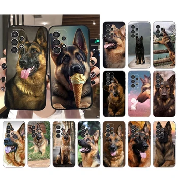 כלב רועה גרמני טלפון Case for Samsung A73 A13 A22 A32 A71 A33 A52 A53 A72 A73 A51 A31 A23 A34 A54 A52 A53S