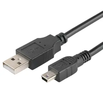 מיני 5Pin USB 2.0 כבל מיני USB ל-USB נתונים מהיר מטען כבלים עבור נגן MP3 MP4 DVR המכונית GPS מצלמה דיגיטלית HD חכם TV1/1.5 מ'