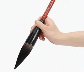 1pcs ציור סיני ו couplet couplet דלי עט קחו עט גדול במיוחד מברשת זאב עט גדול דלי עט