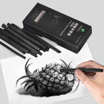מארי עיפרון פחם Dibujo Profesional 15pcs B סקיצה עפרונות פחם Carboncillos פארא Dibujo Lapices Dibujo Profesional