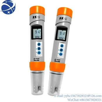 YunYi HM Digital PH-200 איכות מים הבוחן את העט טמפרטורה PH מטר עם פונקצית כיול אוטומטית