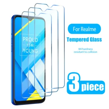 3PCS זכוכית מחוסמת עבור Realme 9 8 7 C11 C21 8i X2 Pro plus 5G מגן מסך עבור Realme ניאו GT 2 3 5 גרם זכוכית