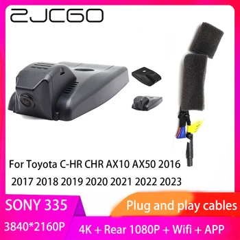 ZJCGO Plug and Play DVR דאש מצלמת 4K 2160P מקליט וידאו על טויוטה C-HR CHR AX10 AX50 2016 2017 2018 2019 2020 2021 2022 2023