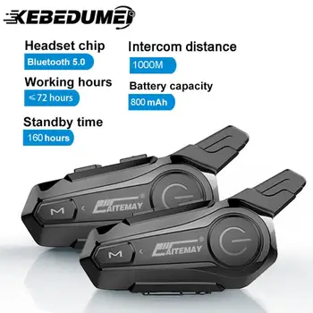 X1 בנוסף Bluetooth אינטרקום אופנוע קסדה אוזניות bluetooth עבור 2 הפרש intercomunicador מוטו הפנימי אוזניות אלחוטיות