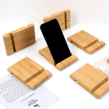 אוניברסלי עץ מחזיק טלפון עבור IPhone 11 Pro Max X XS טלפון נייד תושבת עבור Samsung S10 9 Tablet Stand Desk תמיכה טלפונית