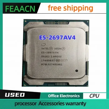 Processador usado Xeon E5 2697AV4 CPU 2.60 GHZ 16 núcleo 40MB 145W 14nm E5 2697A V4 LGA2011-3 E5-2697AV4