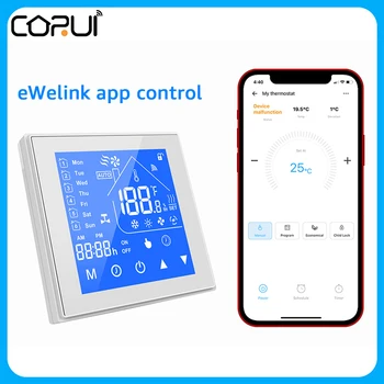 EWelink WiFi חכם התרמוסטט לחימום מים בגז מחמם חשמלי קומה בקר טמפרטורה אלקסה הבית של Google בית חכם