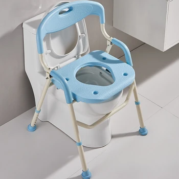 קשישים, נשים בהריון שירותים צואה בטוח נגד החלקה שירותים צואה 6 לחסום התאמת מקלחת כיסא נוח מתקפל כסא אמבט