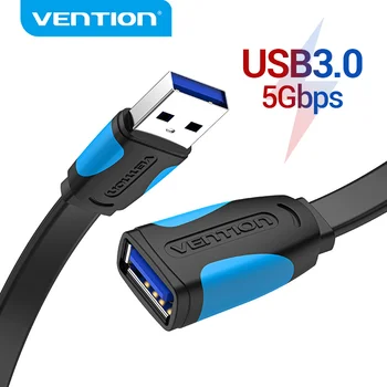 Vention USB ל-USB כבל USB 3.0 2.0 זכר לנקבה כבל מאריך USB 3.0 נתונים כבל TV Smart PC SSD USB 2.0 כבל מאריך