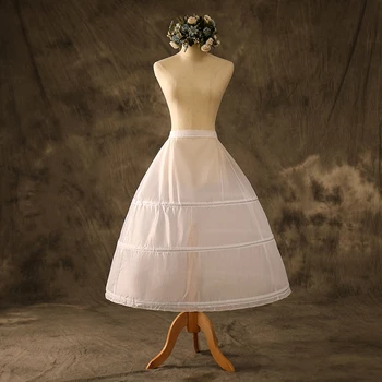 במלאי חם למכירה 3 חישוק 2023 שמלת נשף עצם מלא קרינולינה התחתונית עבור שמלת כלה חצאית חתונה אביזרים להחליק בתוספת גודל