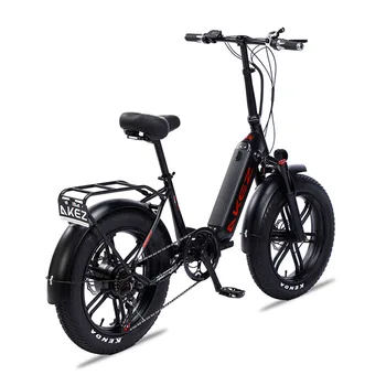 קיפול אופניים חשמליים בטיחות רכיבה על אופניים כלי מהירות משתנה 20 אינץ ' סוללת ליתיום 48v למבוגרים Ebike