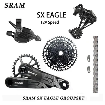 SRAM SX נשר 1X12 מהירות MTB אופני Groupset דאב Crankset מחלף מנוף ההדק Rear Derailleur שרשרת 11-50T קלטת ערכת אופניים