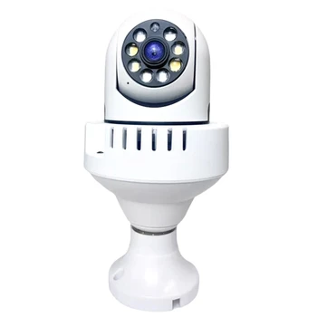 2MP הנורה ניטור גלאי עשן, מצלמה לראיית לילה מלא צבע רשת צג HD אבטחה מקורה צג המצלמה.