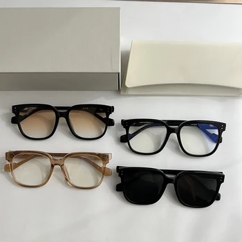 יוקרה חדש מעצב מותג אופנה עדין משקפי שמש דיון גברים נשים Spuare בציר UV400 אצטט מסגרת למשקפיים עם תיבת