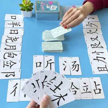 קסם תווים סיניים רכיב ילדים אוריינות כרטיסי מוקדם חינוך גן ילדים חדש תווים מוקדם החינוך כרטיס הספר