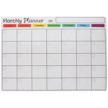 לוח יבש למחוק את המקרר לוח שנה מגנטי, לוחות תכנון רך הודעה לוח הזמנים של עבודה