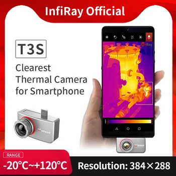 InfiRay T3S מצלמה תרמית עבור טלפונים אנדרואיד מסוג C ממשק