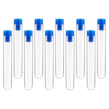 50 יח ' בדיקה הצינור צינורות מכסה חד פעמית לנקות מיכלי פלסטיק ניסוי בכימיה ציוד מדעי צנטריפוגה